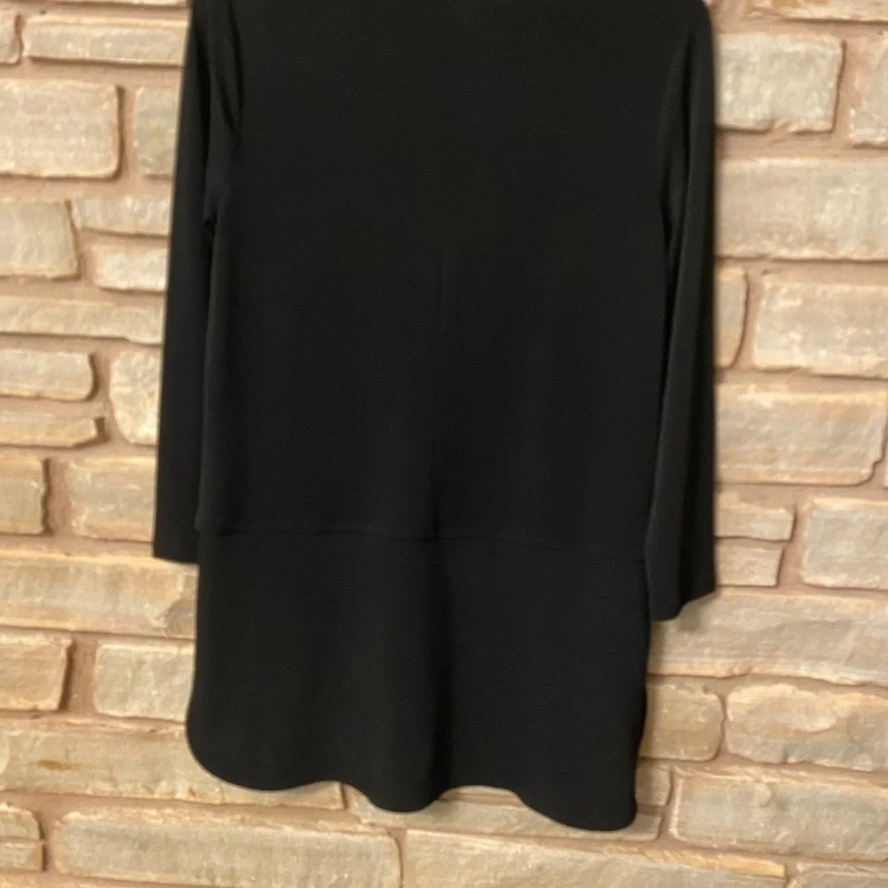 Lauren Ralph Lauren Womens Stretchy Keyhole Neck Tunic Blouse Size Small - Picture 5 of 12